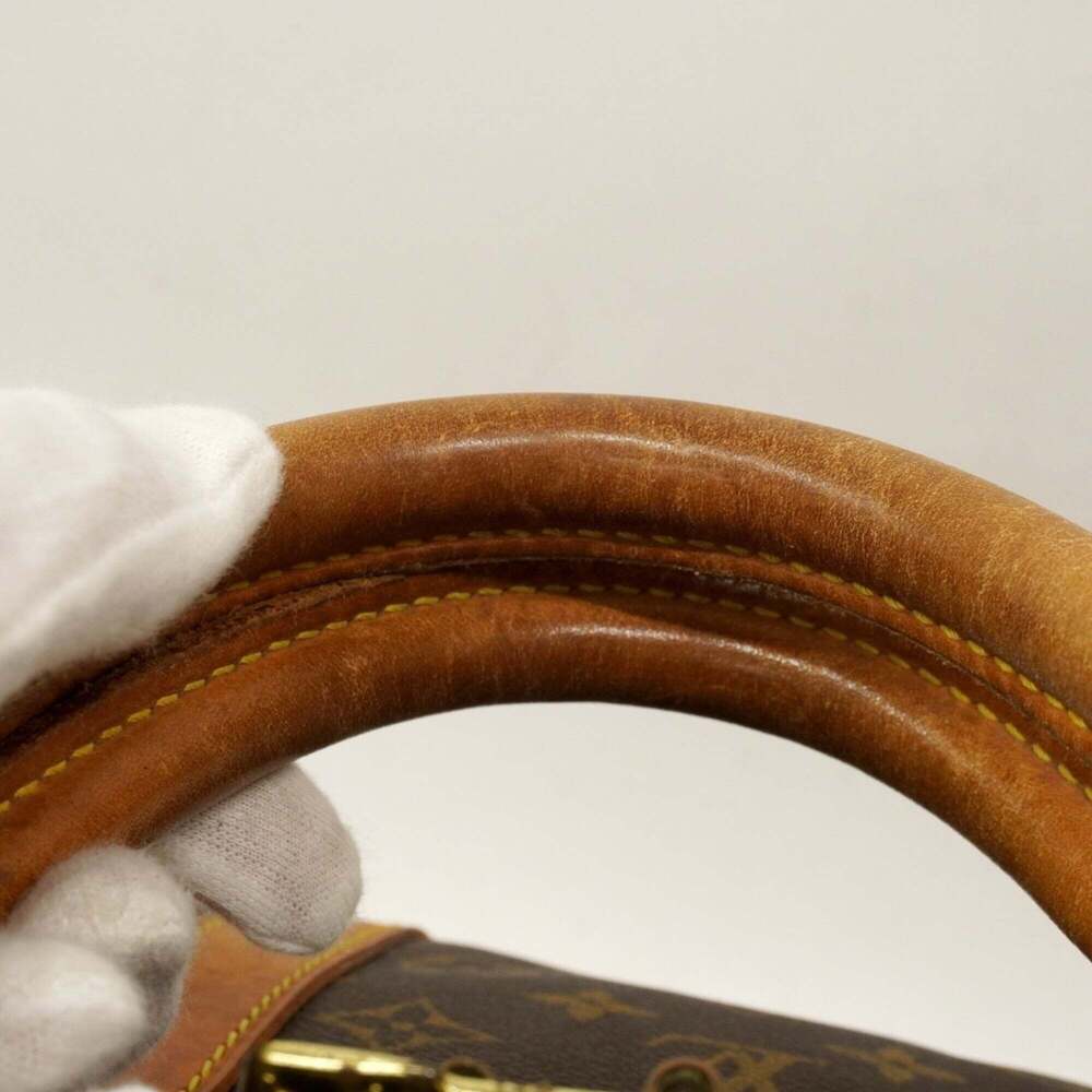 LOUIS VUITTON Brown Monogram Keepall 55 Boston Bag - Picture 9 of 14